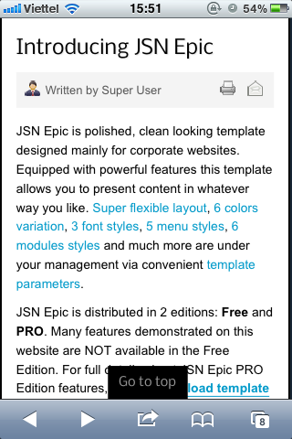 Article presentation (com_content)